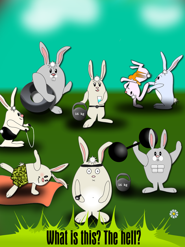 15 Minute Workout easter bunny for Beginner