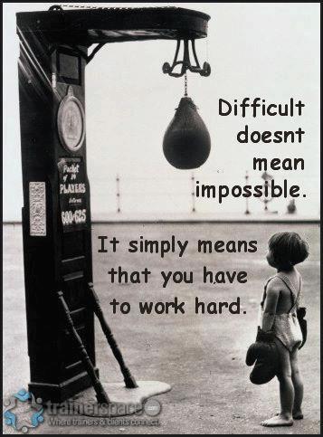 Difficult Doesn t Mean Impossible 