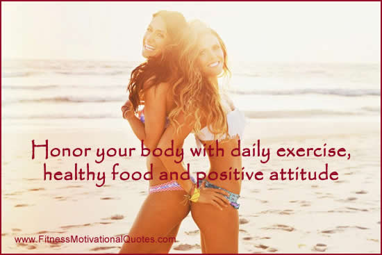exercise healthy food positive attitude