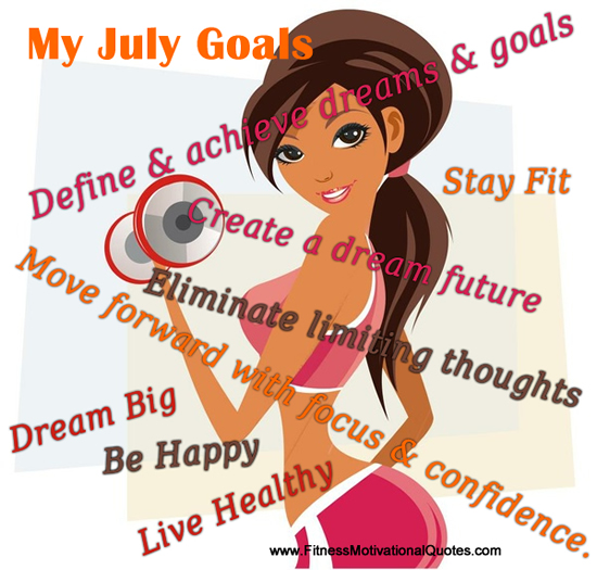 my july goals