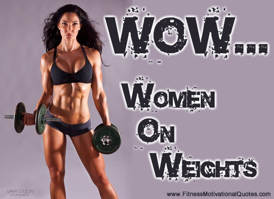 women on weights