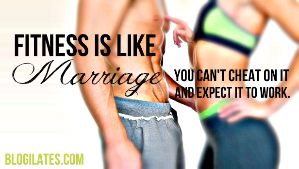fitness is like marriage