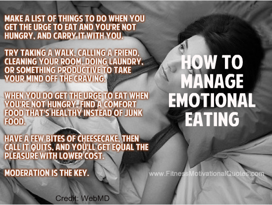 How to manage emotional eating