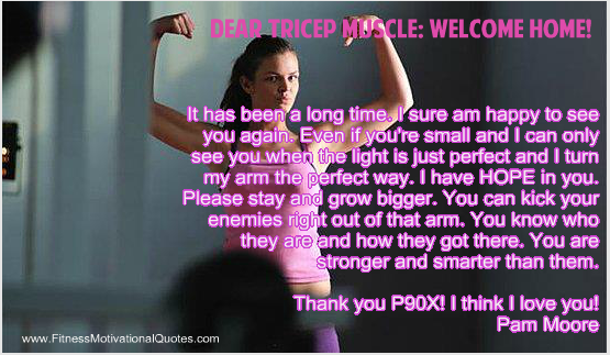 Dear Tricep Muscle