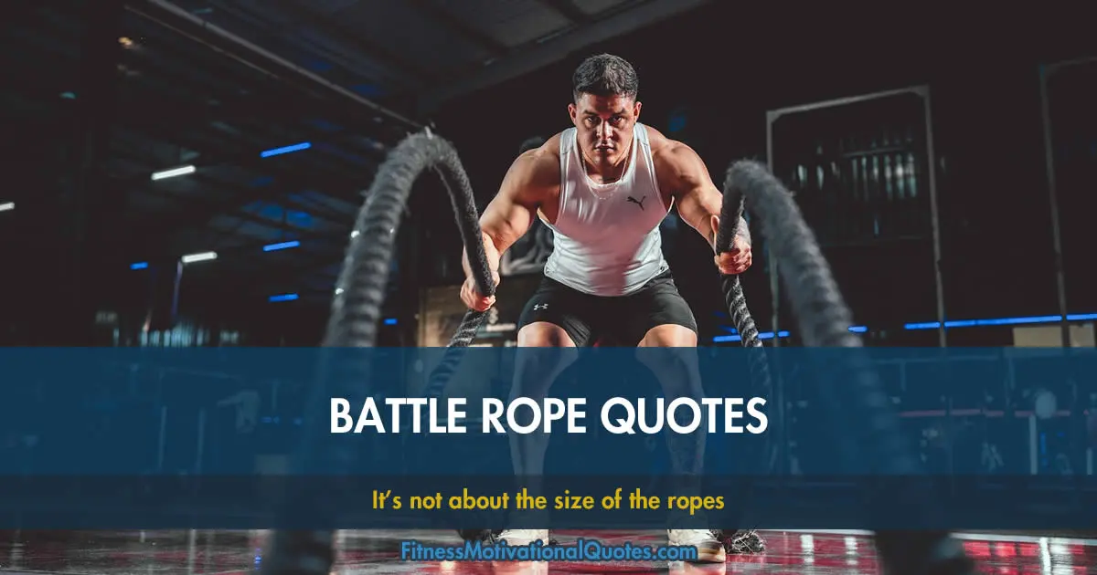 Insane battle rope discount workout