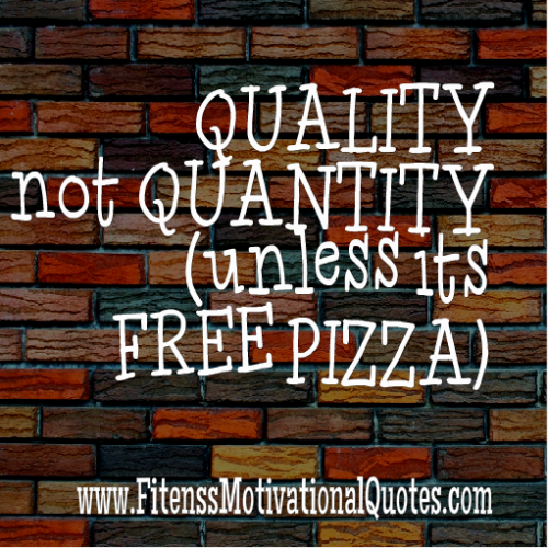 Make Exercise About Quality, Not Quantity