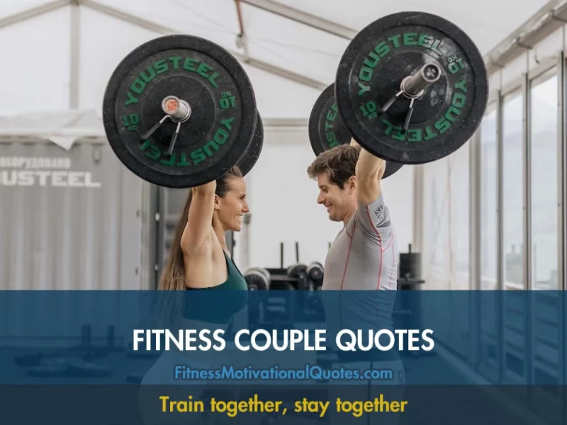 Fitness couple quotes