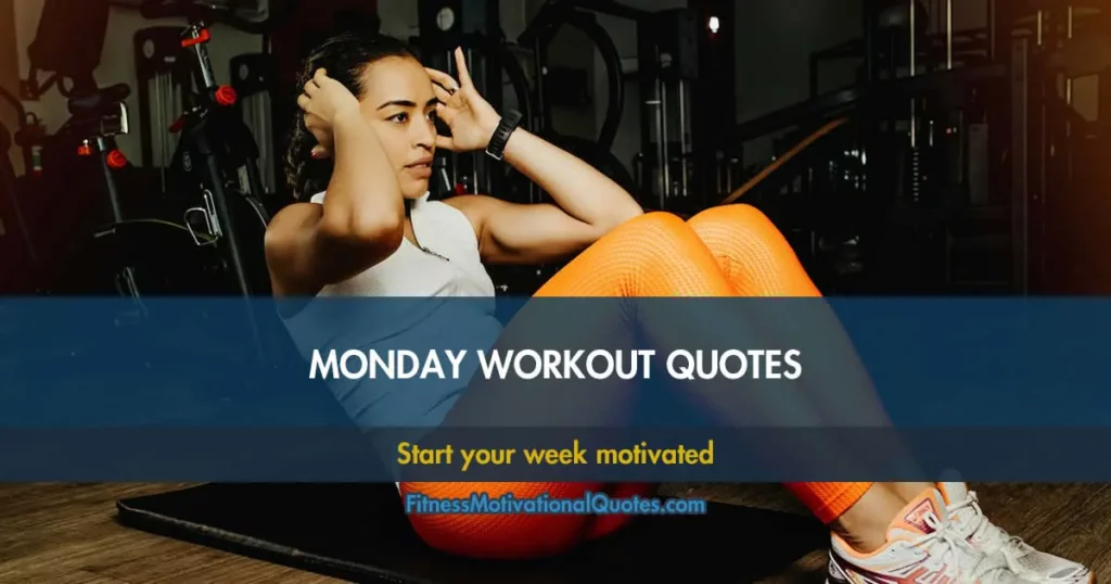 Monday workout quotes
